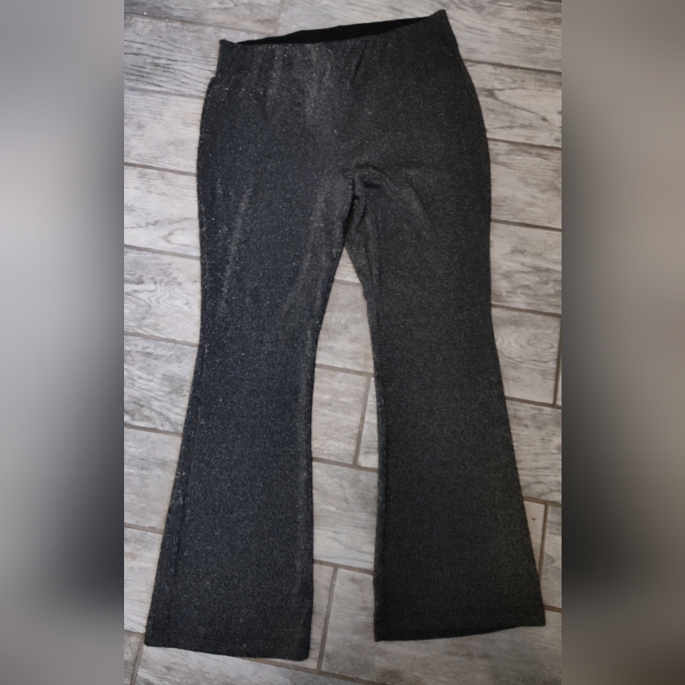 Old Navy Glittery Black Straight Leg Pants